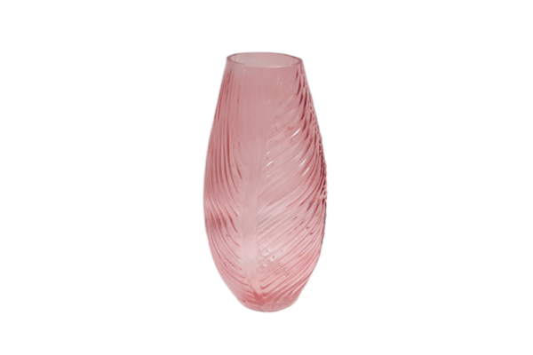 Üveg váza, 30 cm
