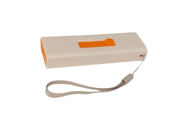 Kézi led lámpa UV diódával, nagyítóval - fehér/narancs