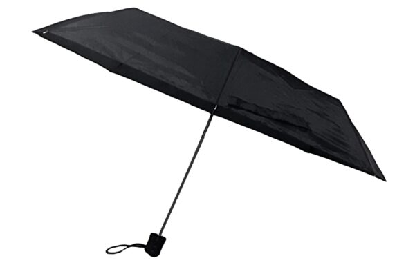 Esernyő, manuálisan nyitható - klasszikus fekete, 2 db-os (két egyforma)