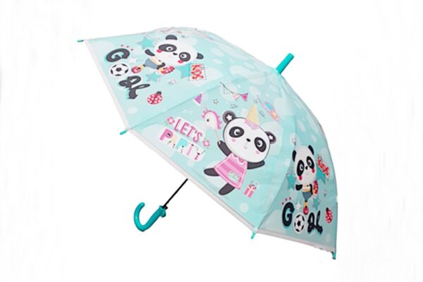 Gyerek esernyő - félautomata - állat mintával