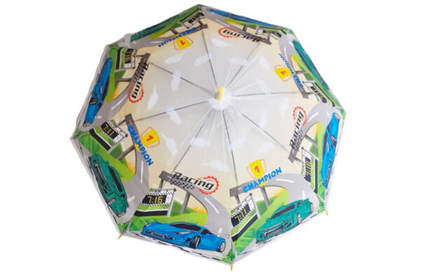 Gyerek esernyő - félautomata - Autós mintával