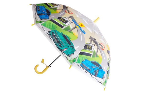 Gyerek esernyő - félautomata - Autós mintával