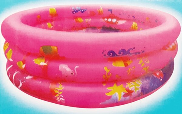 Felfújható gyerek medence - pink, 90 cm