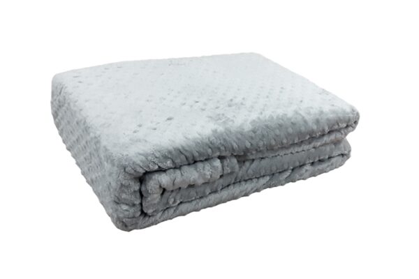Puha, kellemes tapintású takaró 200x220 cm, világos szürke