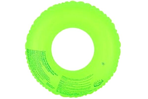 Úszógumi, neon zöld, 60 cm átmérőjű