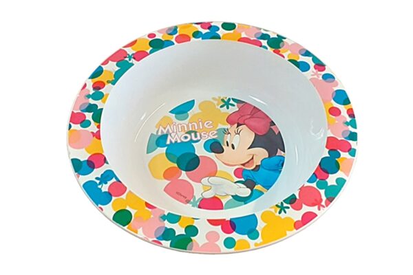 Minnie egeres bébi tányér - mély