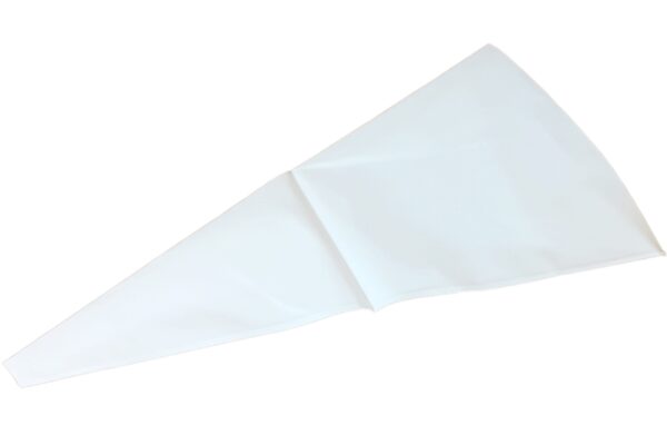Habkinyomó zsák - műanyag, 46 cm, fehér