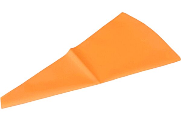 Szilikon habkinyomó zsák - 25 cm, narancssárga