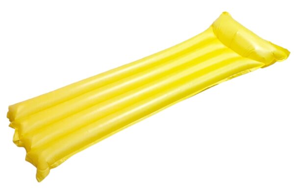 Felfújható gumimatrac - sárga, 183x68 cm