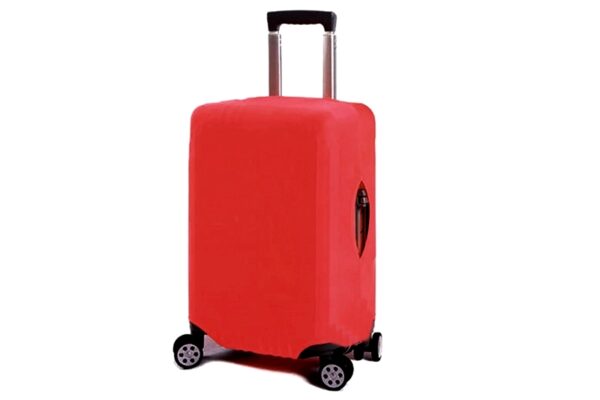 Bőröndvédő huzat, elasztikus, M-es méretben (piros)