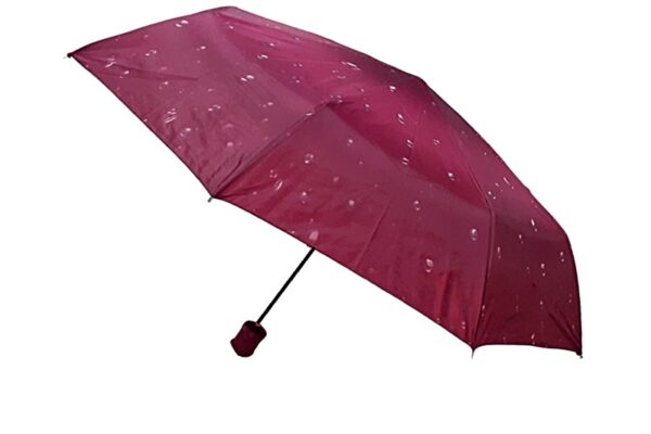 Esernyő, manuálisan nyitható - bordó, 2 db
