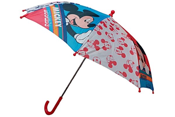 Gyerek esernyő, manuálisan nyitható, Mickey egeres