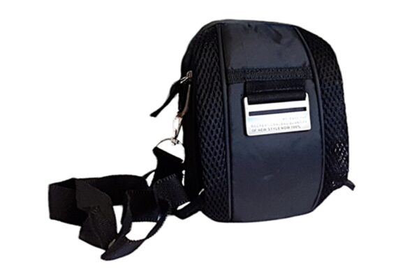 Övre húzható táska (vállpánttal) - fekete