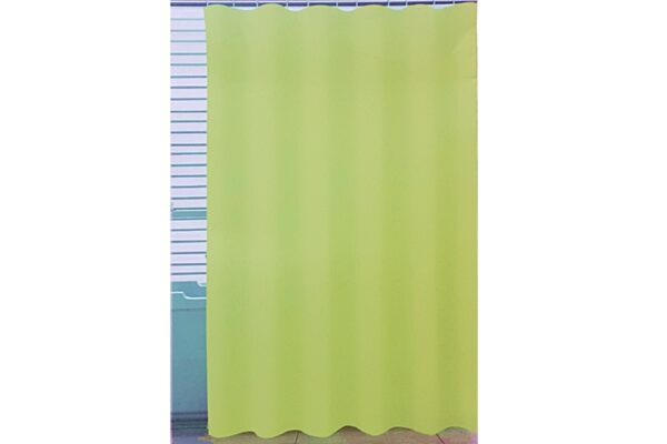 Zuhanyfüggöny - 180x200 cm, zöld