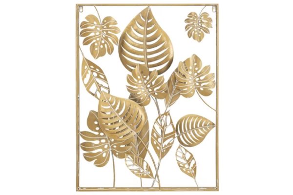 3D fali dekoráció (Mauro Ferretti Jungle Ret.) 60x80x6,5 cm, arany