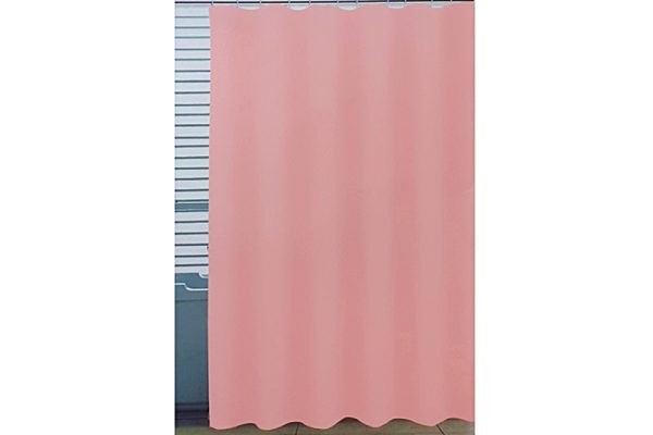 Zuhanyfüggöny - 200x200 cm, rózsaszín