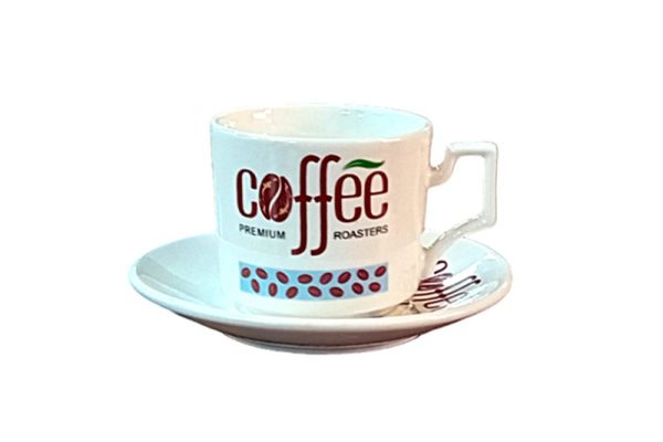 Kávéscsésze készlet (espresso), 12 részes, fehér