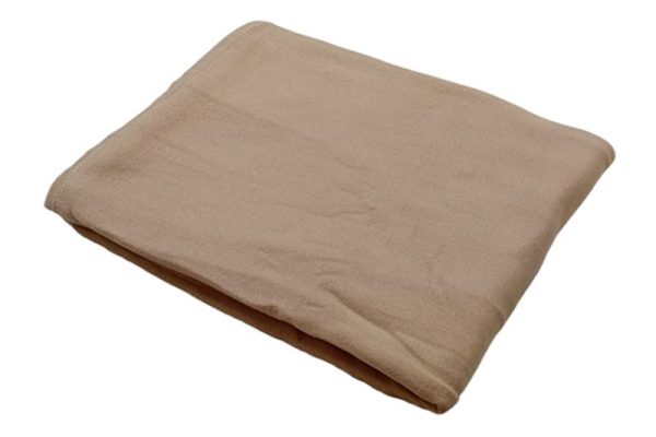Polár takaró, 150x200 cm, egyszínű, barna
