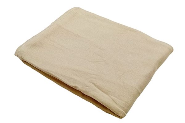 Polár takaró, 150x200 cm, egyszínű, bézs