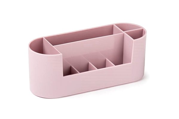Kozmetikai tároló - 6x17x6,5 cm, rózsaszín