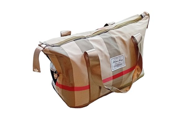 Utazótáska - Rhino bag, 55x30x22 cm, bézs (csíkos)