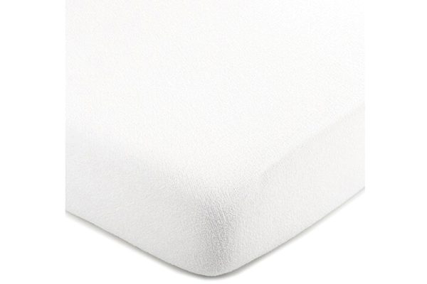 Jersey gumis lepedő - 180x200 cm, fehér