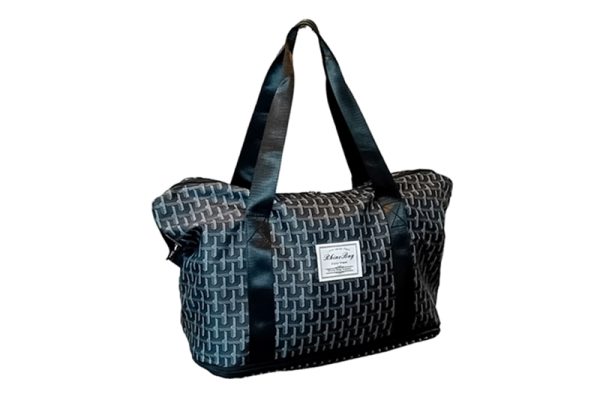 Utazótáska - Rhino bag, 55x30x22 cm, fekete (mintás)