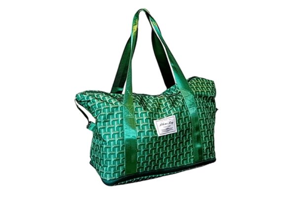 Utazótáska - Rhino Bag, 55x30x22 cm, zöld, mintás