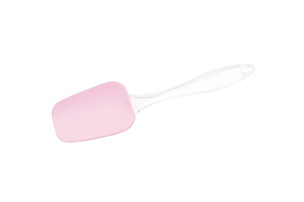 Konyhai szilikon spatula - hőálló, rózsaszín (széles)